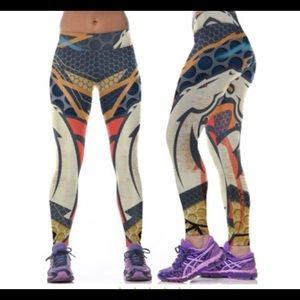 Denver Broncos Leggings Sz lg/xl